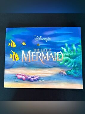 4 Disney The Little Mermaid Lithographs- Blue, Teal & Yellow Accents